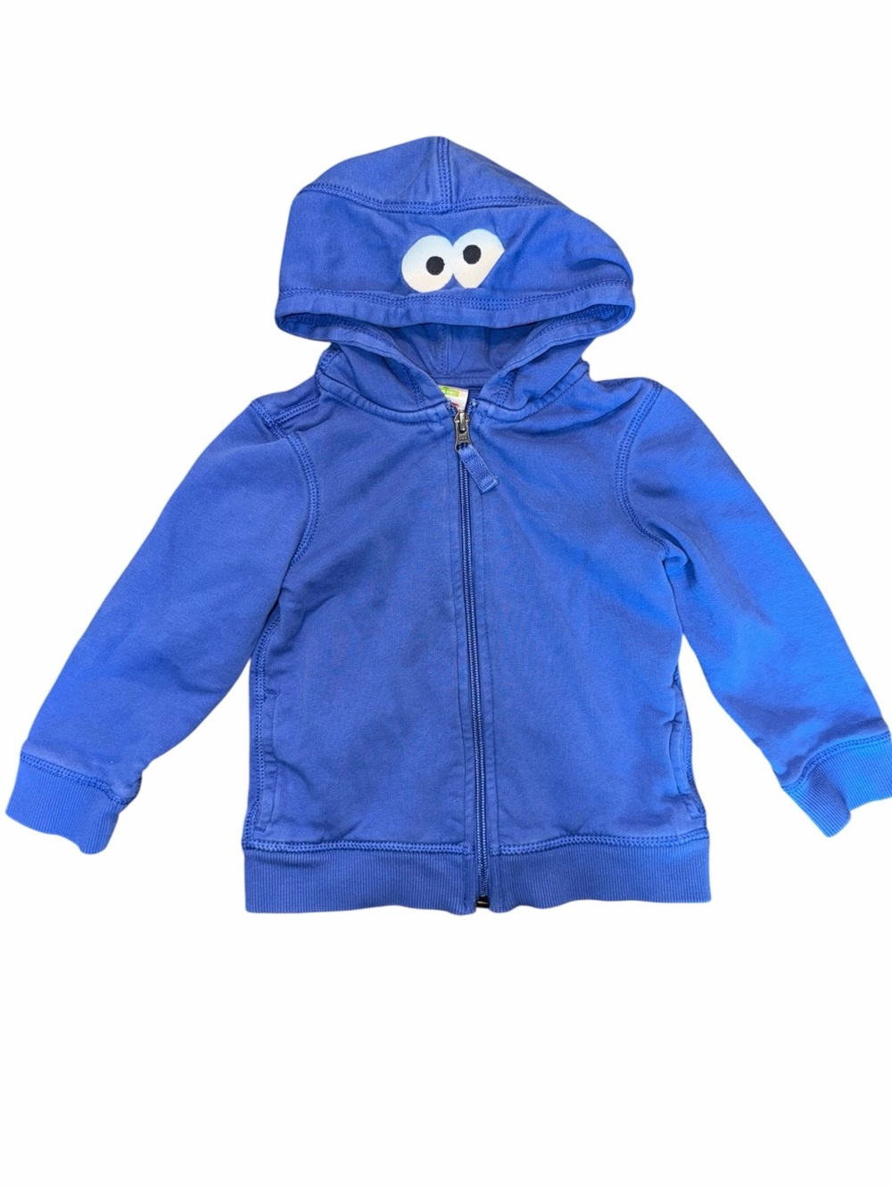 Hanna Andersson x Sesame Street Cookie Monster Full Zip Sweatshirt Hoodie